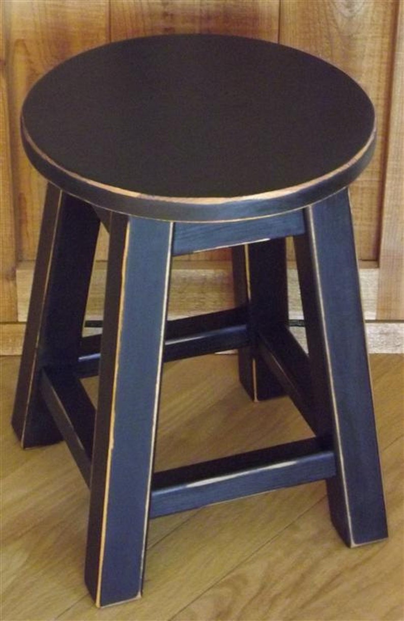 Painted round top 161820 high farmhouse distressed solid zdjęcie 4