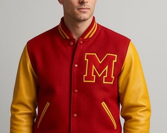 MJ Thriller Letterman Michael Jackson Varsity Bomber Jacket