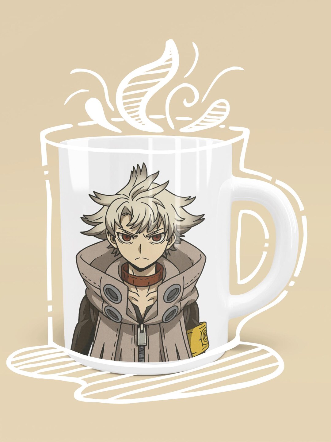 Gachikuata Rudo Mug: Anime Character Coffee Cup - Etsy