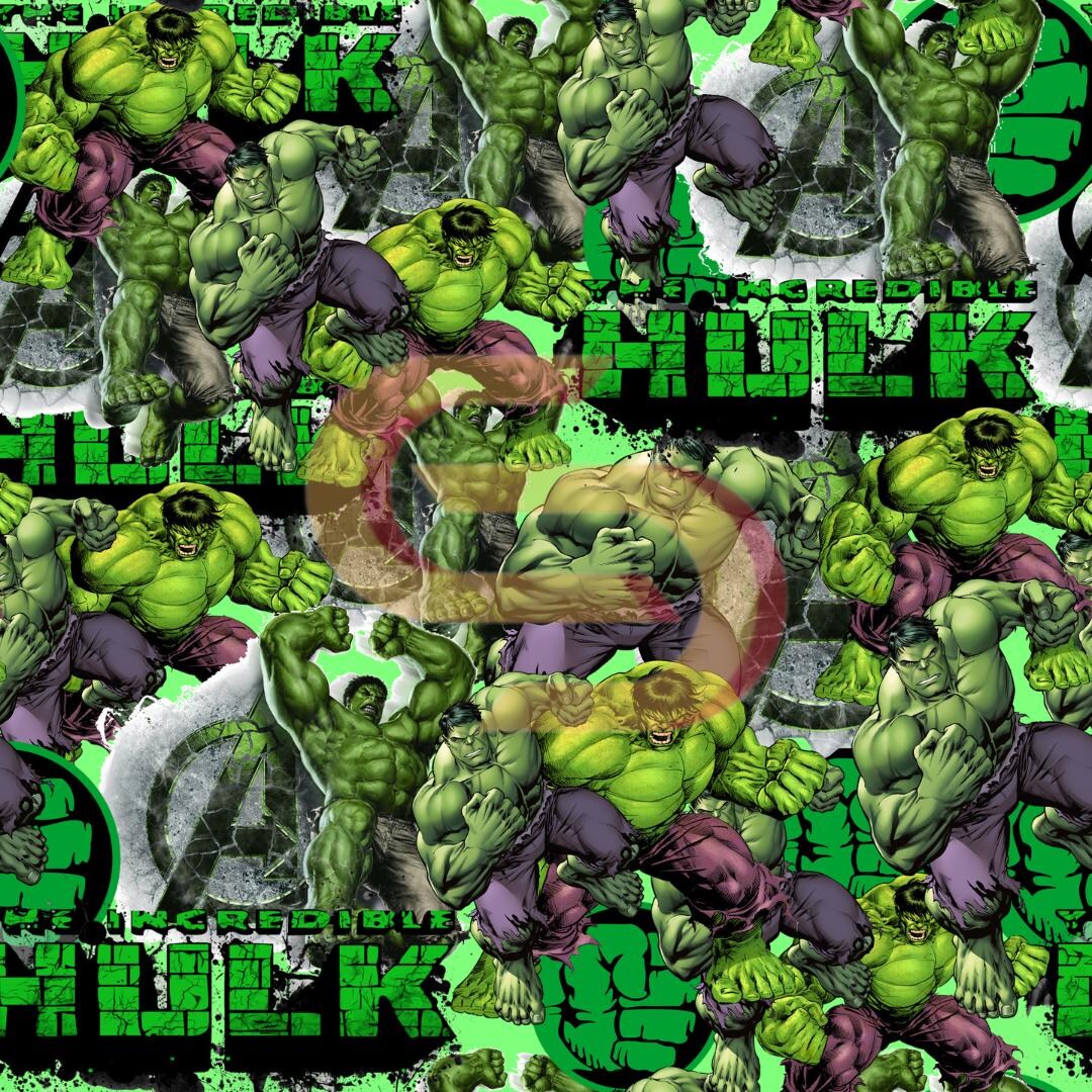 Hulk Pattern Print Incredible Hulk Seamless Pattern | Marvel Superhero Digital Paper ...