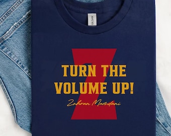 Turn the Volume Up Shirt, Zohran Mamdani Shirt, Mayor Mamdani Shirt, NYC 2026, Protest Tee, Progressive Tee, Liberal Shirt, Democracy Shirt