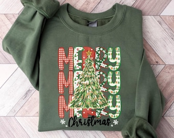 Christmas Tree Bow Shirt, Christmas Sweatshirt For Women, Christmas Tree Tshirt, Christmas Coquette Shirt, Funny Christmas Gifts