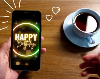 Alles Gute zum Geburtstag Video Karte | Lustige digitale Begrüßung mit Musik | Sofort Download für Sie oder Ihn