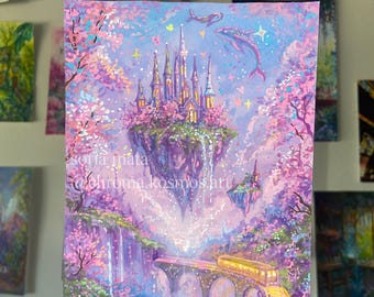 Dream Train Destination: Neverland - print