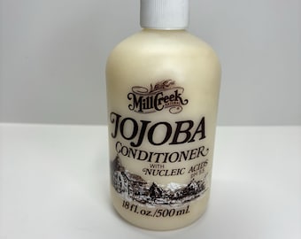 Balsamo naturale alla jojoba VTG Mill Creek, acidi nucleici, 500 ml, prodotto negli USA, anni '80, RARO