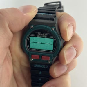 VTG Men's Timex Ironman Triathlon Watch Indiglo WR 100m New Battery Works Great image 10