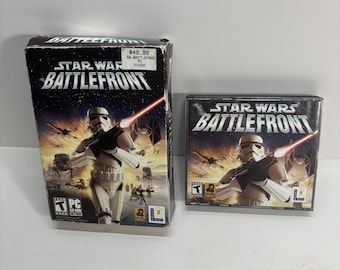 Star Wars: Battlefront (gioco per PC su CD-ROM, 2004) con scatola