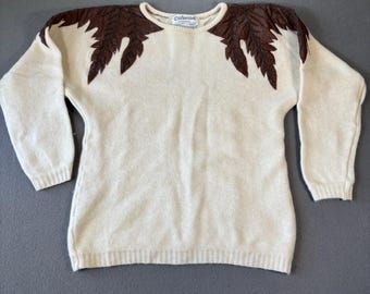 Pull Femme Celtic Taille M - Mélange Soie, Angora, Laine D'agneau - Occasion Très Bon état