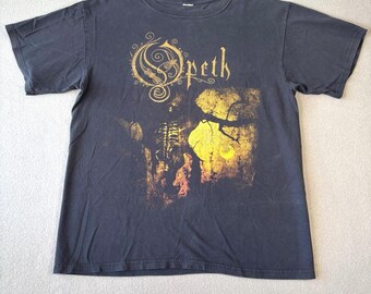 Y2K Opeth Band T-shirt, Vintage Cotton Music Tee, Size S - Etsy
