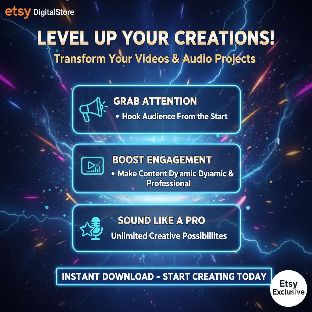 100,000+ Sound Effects Mega Bundle Youtube SFX Library Memes ...
