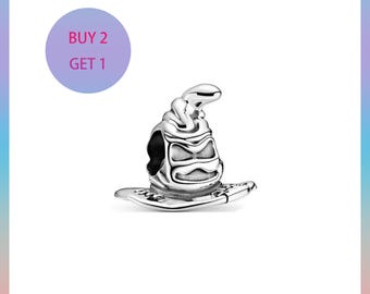 Charm Choixpeau, breloques pour bracelet, breloque en argent, breloque Pandora