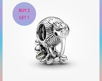 Pandora New Zealand キウイ＆ファーン ギフト限定 ダングルチャーム