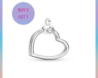 Moments Herz O Anhänger,Charms für Armband,Silber Charm,Pandora Charme