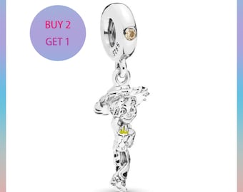 Toy Story Jessie Dangle Charm,Charms for bracelet,Silver Charm,Pandora Charm