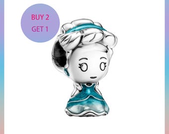 Aschenputtel Charm , 925 Sterling Silber Pandora Charm