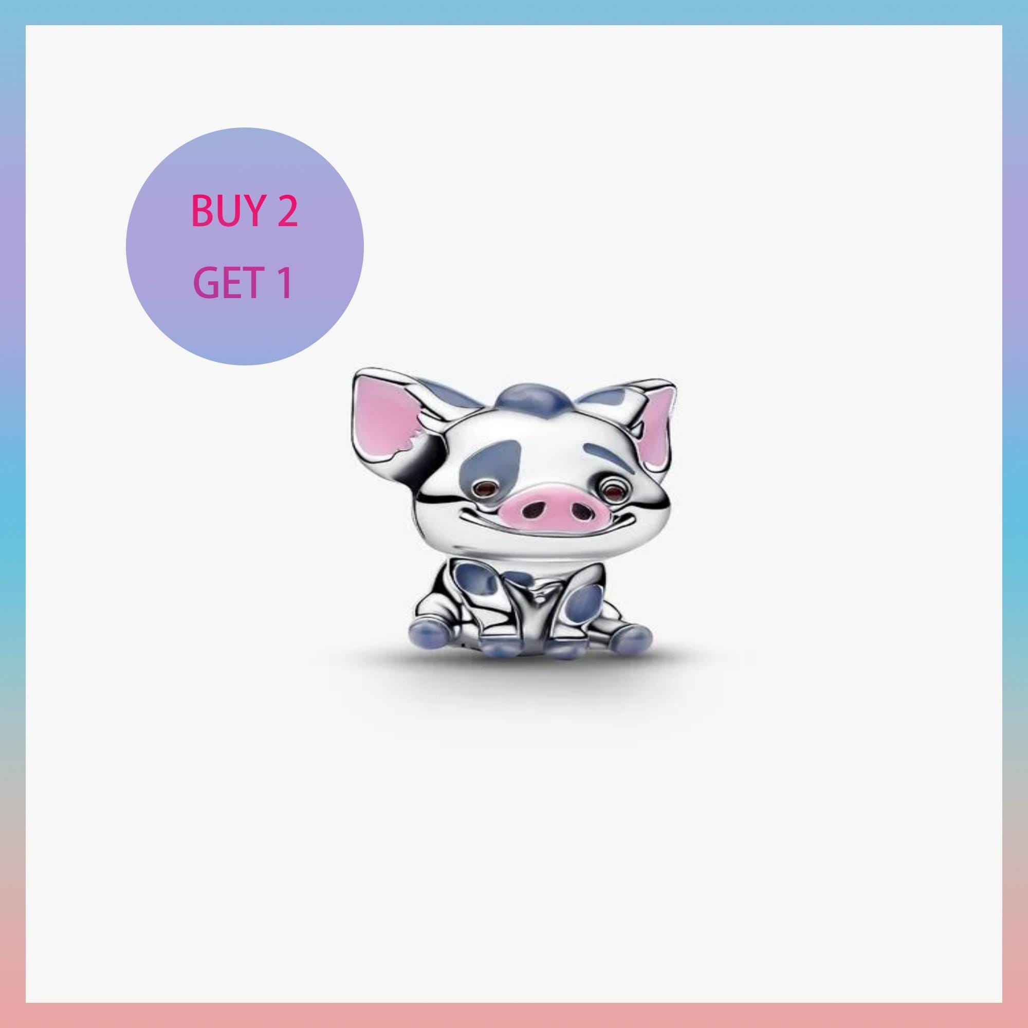Pandora pig charm - Etsy 日本