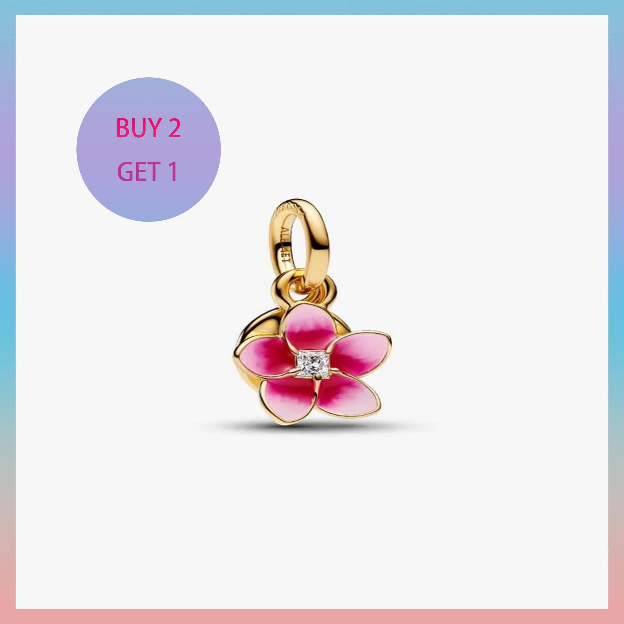 Hibiscus charm pandora - Etsy 日本