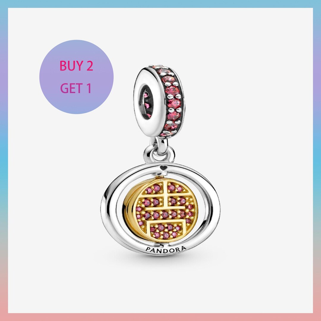 Spinning Lucky Dangle Charm,charms for Bracelet,silver Charm,pandora ...
