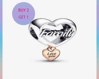 Ciondolo A Forma Di Cuore Della Nonna In Autentico Argento Sterling 925