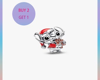 Stich Urlaub Charm,Charms für Armband,Silber Charm,Pandora Charme