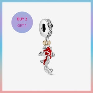 Pandora Good Fortune Carp Fish Dangle Charm - Etsy