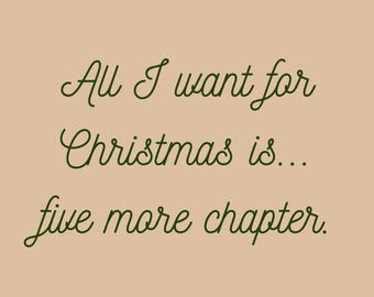 Christmas bookmarks set - Cozy minimalist holiday bookmark for readers