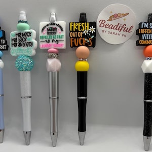 No F*s Given Beadable Pens