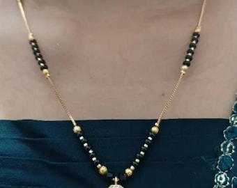Ad Kundan magalsutra collana da sposa da donna gioielli