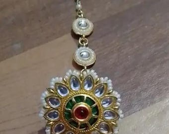 Boho Head Jewellery | Festival Hair Jewelry | Statement Maang Tikka | Gypsy Style Accessory