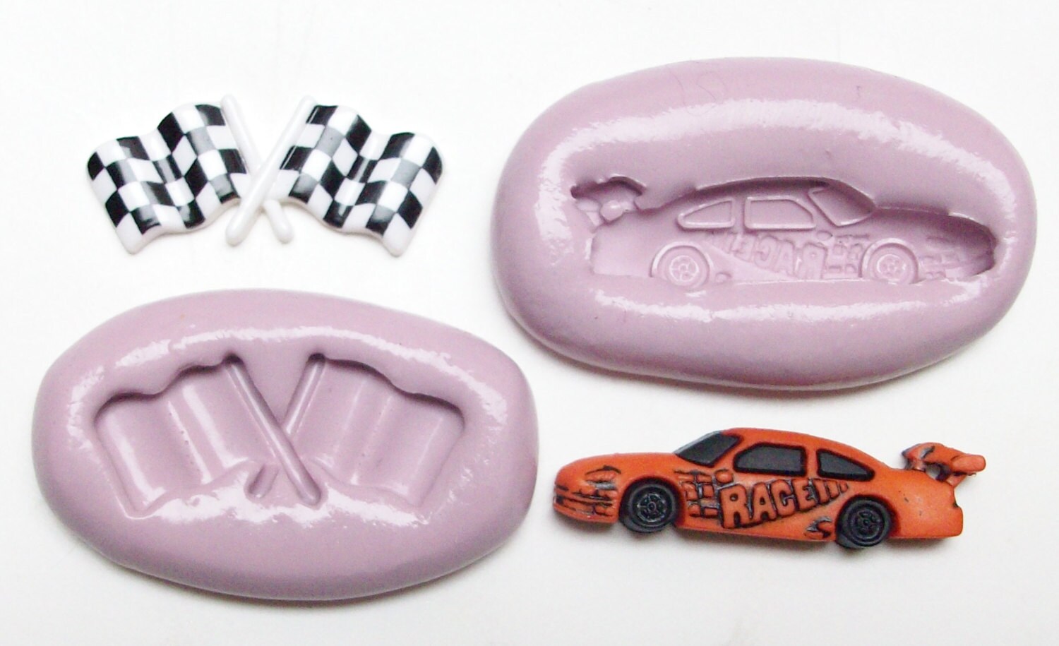 Race car Nascar flag Molds 49 silicone mold craft mold Etsy