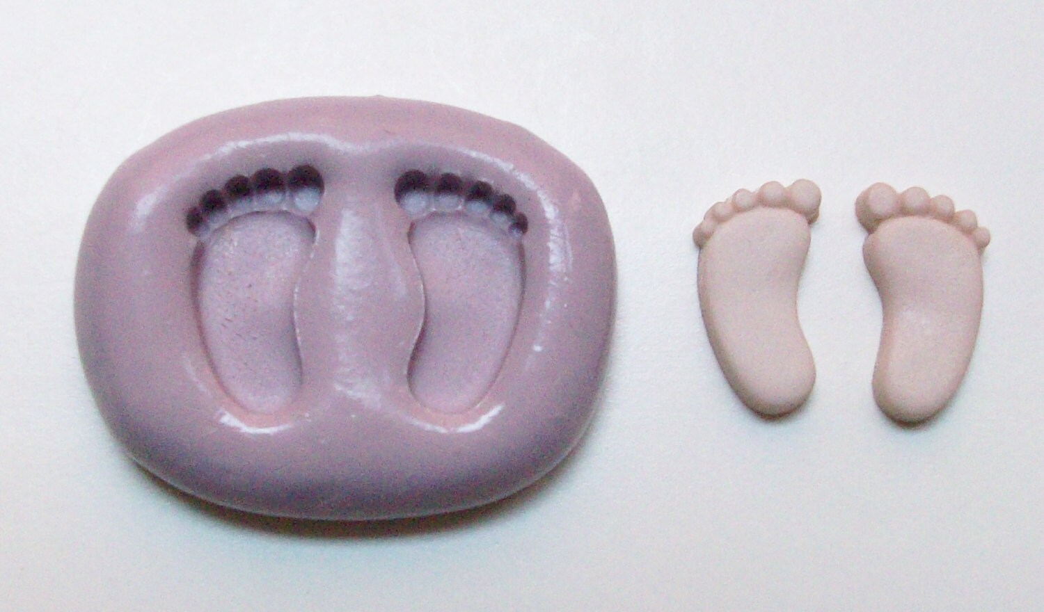 Baby feet mini Mold 1012 Handmade mold made with FDA Etsy