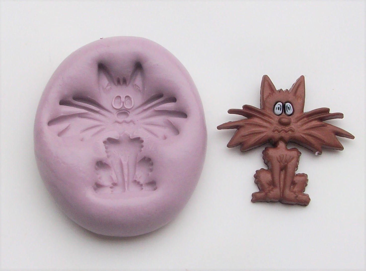 Cat Mold handmade mold for crafts made with FDA approved Etsy