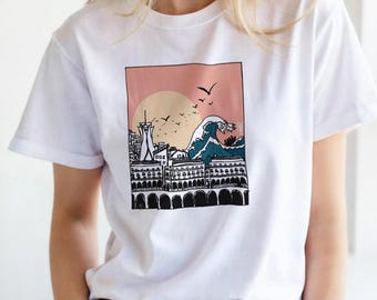 "Algiers - The Wave" T-shirt – 100% Cotton & Premium Print