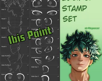 Izuku My Hero Academia Brush Set - Ibis Paint