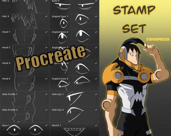 Sero My Hero Academia Brush Set - Procreate