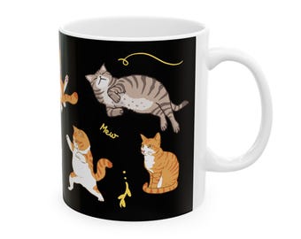Orange Cat Lovers Coffee Mug