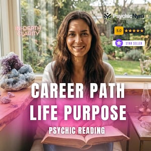 Career Psychic Reading, Job Change & Career Path Guidance, Life Purpose, Soul Mission, In-Depth Clarity Personalized PDF