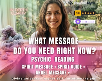 Psychic Reading, Spirit Message, Spirit Guide & Angel Message, Divine Guidance, Personalized In-Depth Clarity PDF