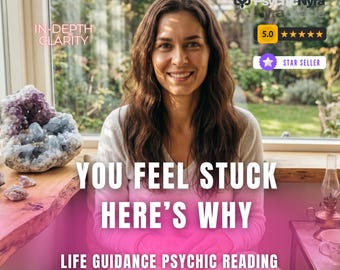 Psychic Life Guidance Reading, Feeling Lost, Direction Clarity, Life Purpose & Next Steps, In-Depth Clarity Personalized PDF