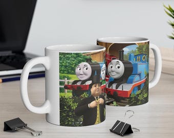 Thomas The Train The Tank Machine and Friends Mug: Ceramic Coffee Cup, 11oz