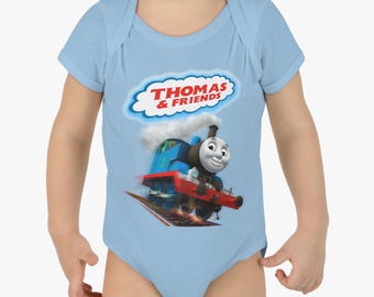 Thomas The Train Baby Onesie Bodysuit Birthday Christmas Present Gift