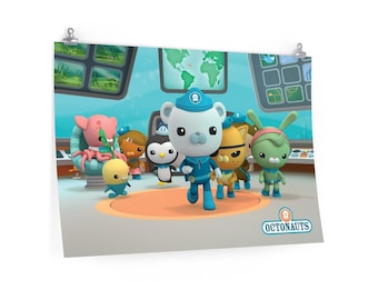 Octonauts Laboratory Poster: Photographic Print, Kids Room Decor