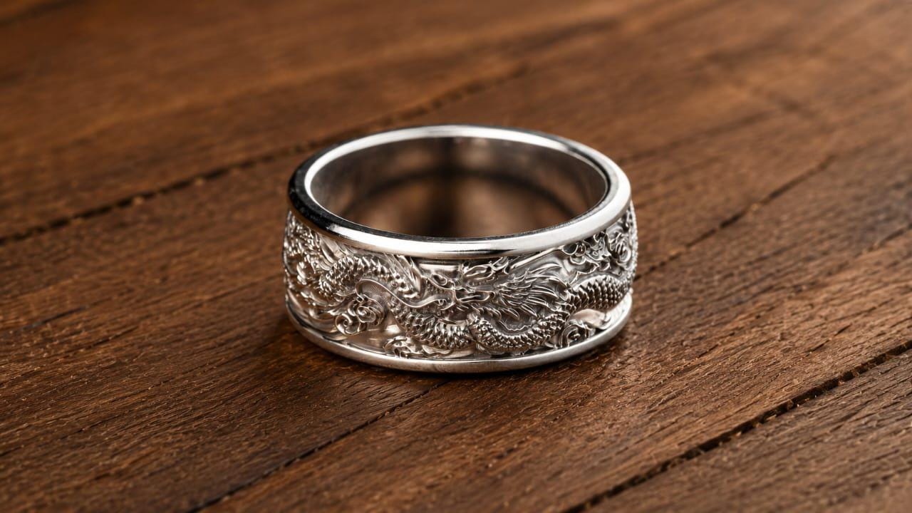 Japanese Silver Ring - Etsy