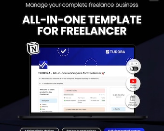 Szablon Notion Kompleksowa przestrzeń robocza dla freelancerów