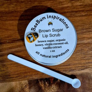 Handmade all-natural lip care scrub for soft lips