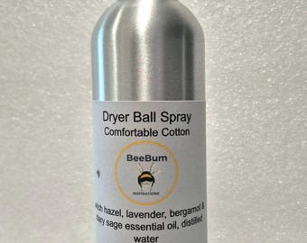 Spray de bola para secadora, suavizante de ropa, bruma natural, reductor de estática, spray de bomba, acondicionador de materiales, aceites esenciales, cesta de spa ecológica, regalo