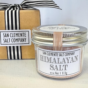 Set de regalo de sal rosa del Himalaya: dúo de sal marina gourmet: sal mineral totalmente natural + sal artesanal a elegir