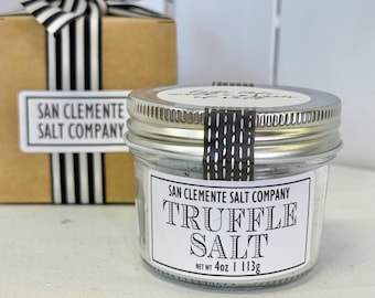 Truffle Salt Set – Abruzzi Italian Sea Salt Duo, Gourmet Foodie Gift