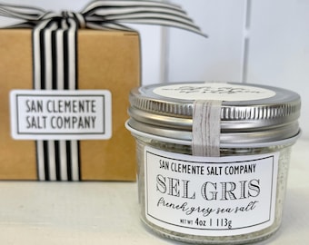 Sel Gris French Grey Sea Salt – Guerande Sea Salt – All Natural Unrefined Salt – Gourmet Finishing & Cooking Salt