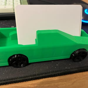 Porta-cartão de visita para caminhonete